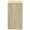 vidaXL TV Cabinet with LED Sonoma Oak 91x34x61 cm Engineered Wood