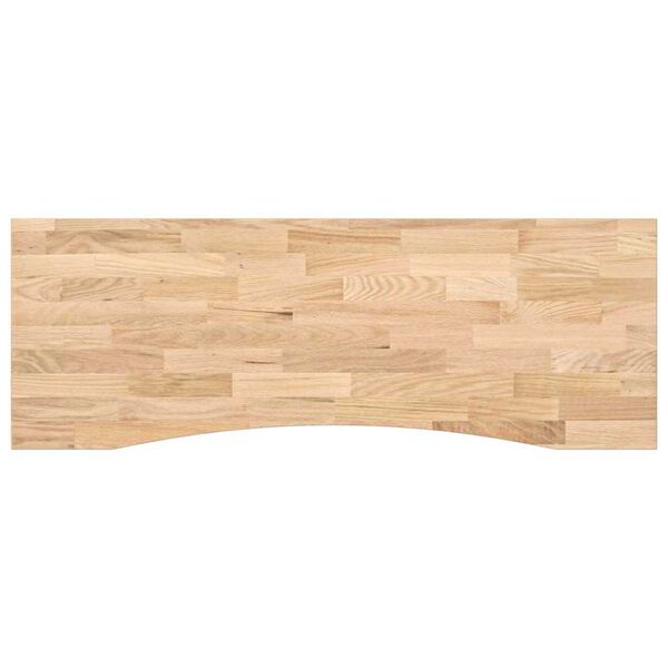 vidaXL Desk Top Untreated 140x60x2.5 cm Solid Wood Oak Rectangular