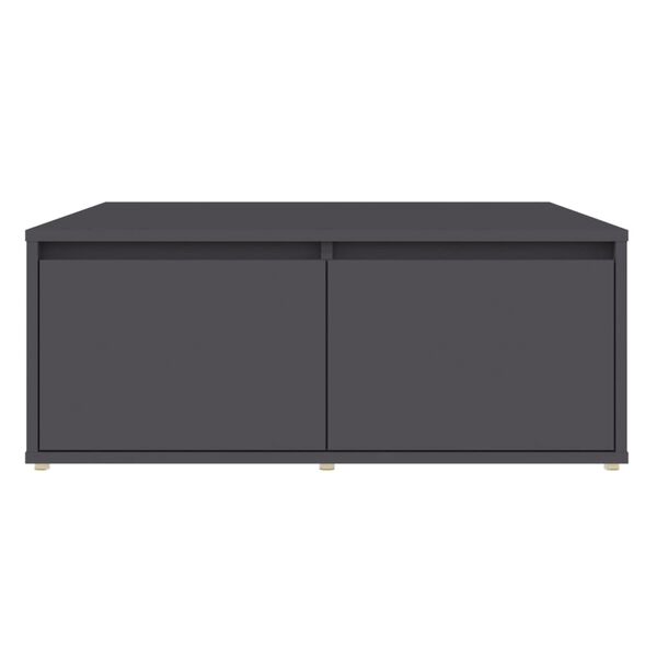 vidaXL Coffee Table Grey 80x80x31 cm Engineered Wood