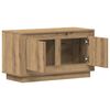 vidaXL TV Cabinet Artisan oak 80 x 35 x 45 cm Engineered wood