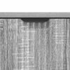 vidaXL Sideboard Grey Sonoma 89.5 x 33 x 82 cm Engineered Wood