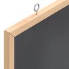 vidaXL Chalkboard with Solid Pine Wood Frame Black 100x55 cm
