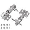 vidaXL Hinge 2 pcs Nickel 35 mm Iron
