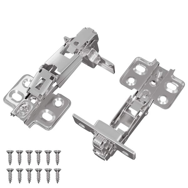 vidaXL Hinge 2 pcs Nickel 35 mm Iron