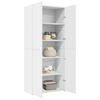vidaXL Highboard White 80x42.5x185 cm Engineered Wood