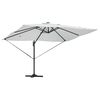 vidaXL Cantilever Roma Parasol Beige and Black 352 x 251 x 265 cm