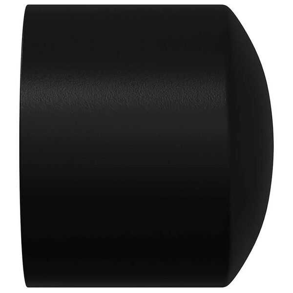 vidaXL Football Table End Caps 10 pcs Black 1.9 x 1.9 x 1.6 cm Plastic