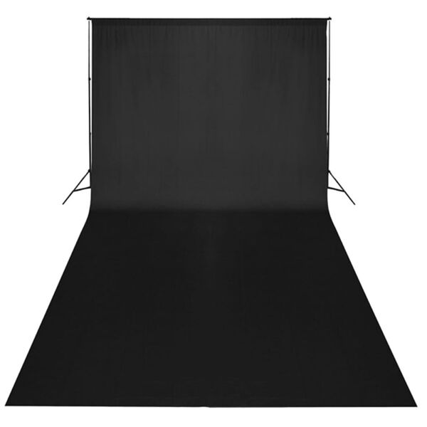 vidaXL Photo Studio Kit with Lights. Backdrop and Reflector