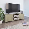 vidaXL TV Cabinet Sonoma Oak 120x30x37.5 cm Engineered Wood