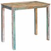 vidaXL Bar Table 110 x 55 x 100 cm Solid Reclaimed Wood Multicolour