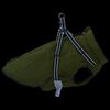 vidaXL Dog Coat with Harness Waterproof Reflective Army Green 6XL