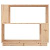 vidaXL Book Cabinet/Room Divider 80x25x70 cm Solid Wood Pine