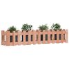 vidaXL Garden Raised Bed with Fence Design 150x30x30 cm Solid Wood Douglas