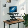 vidaXL Adjustable Workstation 60x40x(13-41.5) cm Steel and Engineered Wood