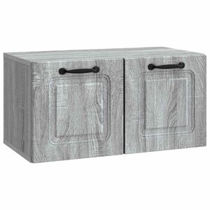 vidaXL Wall-Mounted TV Cabinet Grey Sonoma 59.5 x 31 x 30 cm