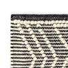vidaXL Rug Handwoven Wool 80x150 cm Black/White