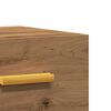 vidaXL Wall-mounted Bedside Cabinet Artisan Oak 35x35x20 cm