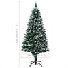 vidaXL Artificial Pre-lit Christmas Tree with Ball Set&Pine Cones 180 cm