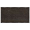 vidaXL Table Top Dark Brown 120x60x(2-6) cm Treated Solid Wood Live Edge
