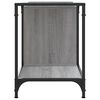 vidaXL TV Cabinet Grey Sonoma 153x37x50 cm Engineered Wood