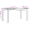 vidaXL Coffee Table Brown 90 x 50 x 45.5 cm Solid teak wood