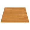vidaXL Bath Mat Plain Brown 80 x 50 cm Wood