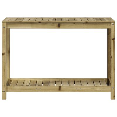 vidaXL Potting Table with Shelf 108x50x75 cm Impregnated Wood Pine