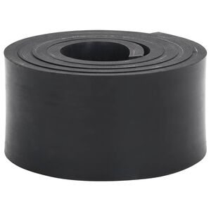 vidaXL Rubber Edge for Snow Plow Black 150x8x1 cm