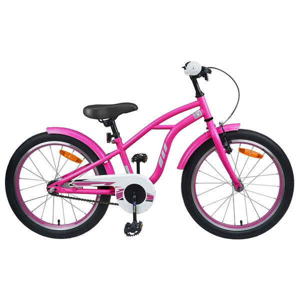 vidaXL Kids Bike 20'' for 6-11 Years Old Dark Pink