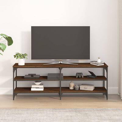 vidaXL TV Cabinet Brown Oak 140x30x50 cm Engineered Wood