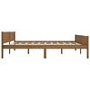 vidaXL Bed Frame without Mattress Solid Pinewood Honey Brown 200x200 cm