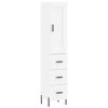 vidaXL Highboard White 34.5x34x180 cm Engineered Wood