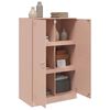 vidaXL Sideboard Pink 67x39x107 cm Steel