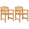 vidaXL 4 Piece Garden Dining Set Solid Wood Teak