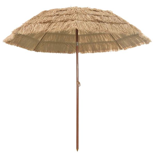 vidaXL Garden Parasol Natural 255 x 255 x 255 cm