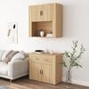 vidaXL Highboard Sonoma Oak Engineered Wood