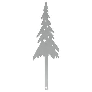 vidaXL Garden Stake 20 x 6 cm Galvanised Steel Silver