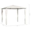 vidaXL Gazebo with Post Covers 3x3x2.6 m Cream 160 g/m&sup2;