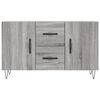 vidaXL Sideboard Grey Sonoma 100x36x60 cm Engineered Wood