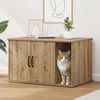 vidaXL Cat House Artisian Oak 85 x 55 x 50 cm Engineered Wood