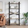 vidaXL Bookshelf Sonoma Oak 100 x 33.5 x 178 cm Engineered Wood