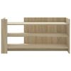 vidaXL Coffee Table Sonoma Oak 100x50x50 cm Engineered Wood