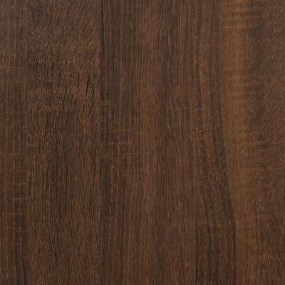 vidaXL Side Table Brown Oak 40x42x50 cm Engineered Wood