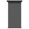 vidaXL Balcony Side Awning 140 x 250 cm 100% polyester iron steel