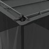 vidaXL Gazebo with Mesh Walls Anthracite 3x3 m Steel