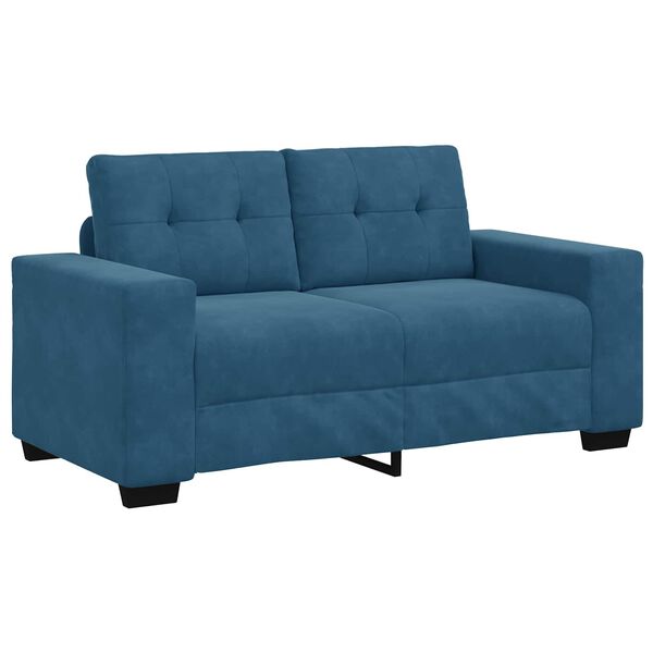 vidaXL Sofa Blue 160 x 77 x 82 cm Fabric