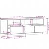 vidaXL TV Cabinet 140x37x50 cm Solid Wood Pine