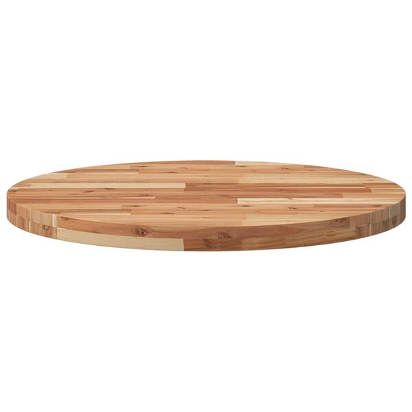 vidaXL Table Top Round &Oslash;70x4 cm Solid Wood Acacia