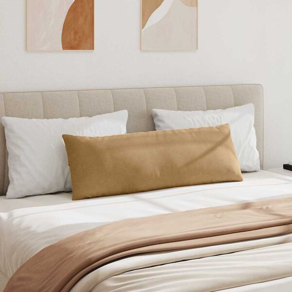 vidaXL Sofa Pillows 2 pcs Brown 120 x 40 cm Corduroy Fabric