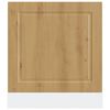 vidaXL Dishwasher Panel Porto Artisan Oak 60x1.5x67 cm Engineered Wood